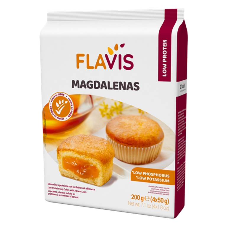 FLAVIS MAGDALENAS ALB 4X50G